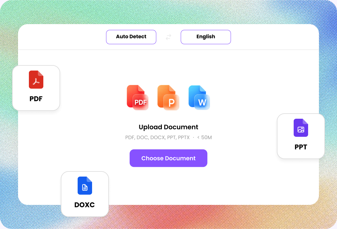 Support Multiple File Formats