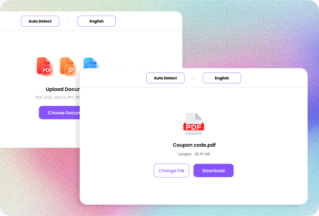 Translate Scanned Documents
