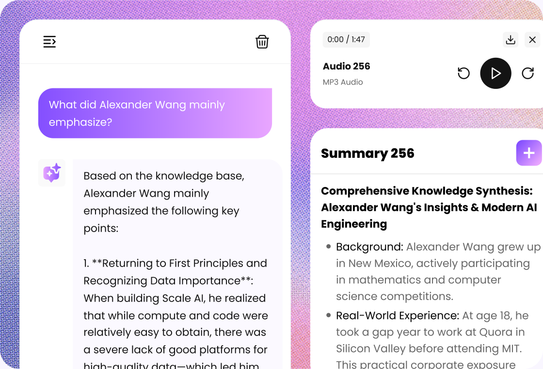 Chat with Your Audio
