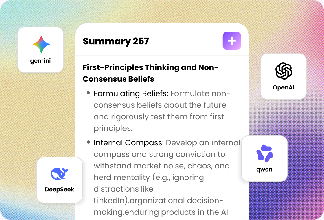 Powered by Leading AI Models